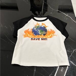 Save Me crop - Black & White